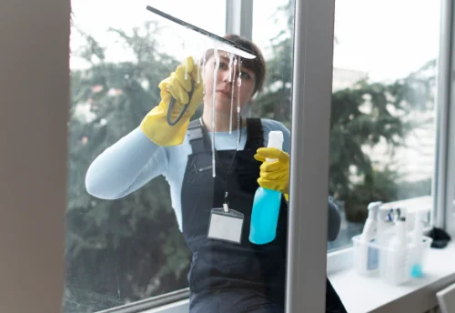 Nettoyage de vitres intérieures et extérieures à la Croix-Blanche